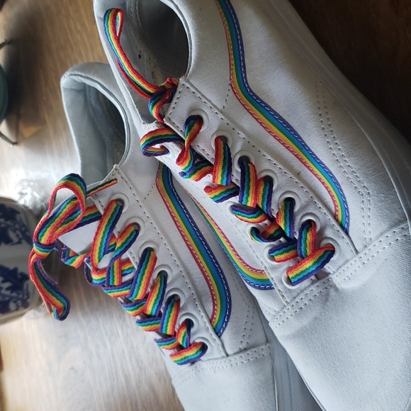 Vans canvas with rainbow stripe - Picture 10 of 12